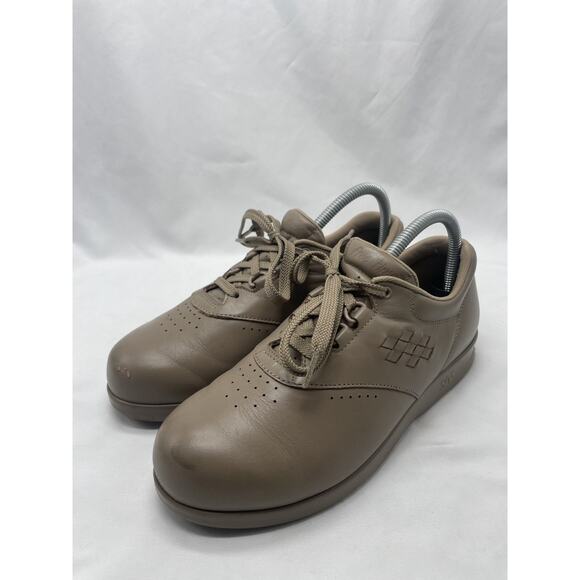SAS Free Time Size 8 WW Mocha Women’s Shoes Made In The USA - Picture 1 of 10